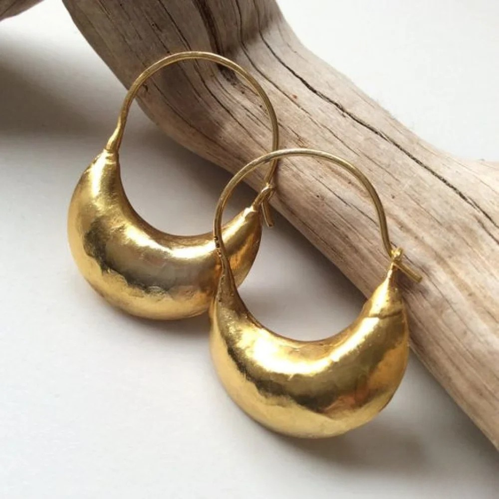 Retro Golden Basket Earrings