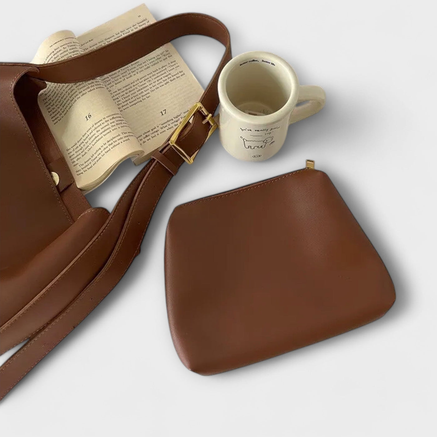 Zalorya. – Elegant Shoulder Bag in Leather